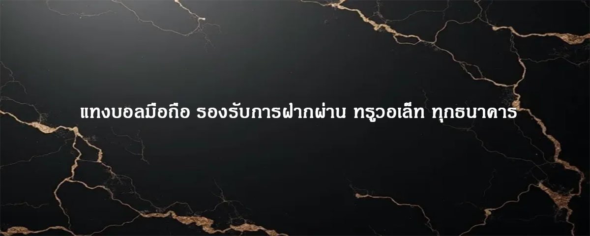 แทงบอลมือถือ รองรับการฝากผ่าน ทรูวอเล็ท ทุกธนาคาร